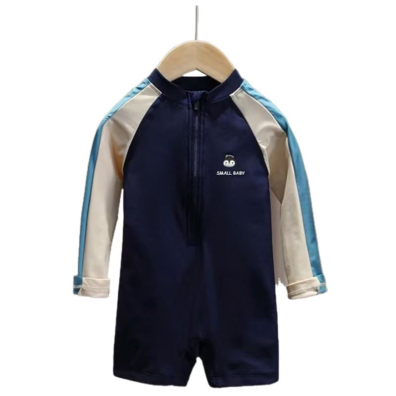 Children's swimwear, quick dry long-sleeve for boys for swimming, sun protection, family style 5