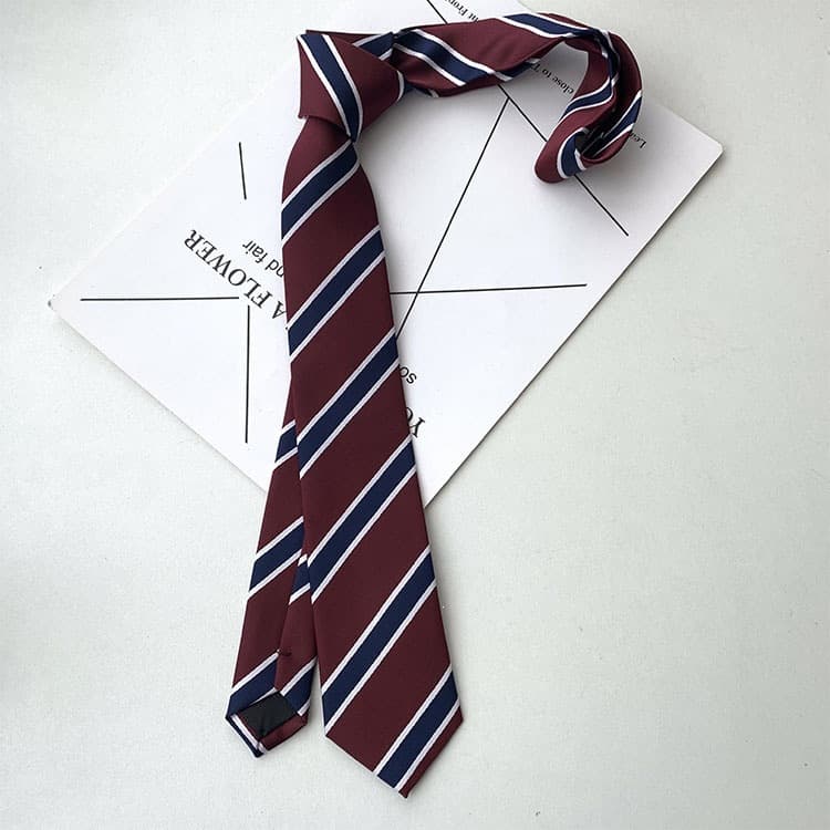 Japanese accessories, uniform, burgundy bow tie, JK style (Japanese school style) 2