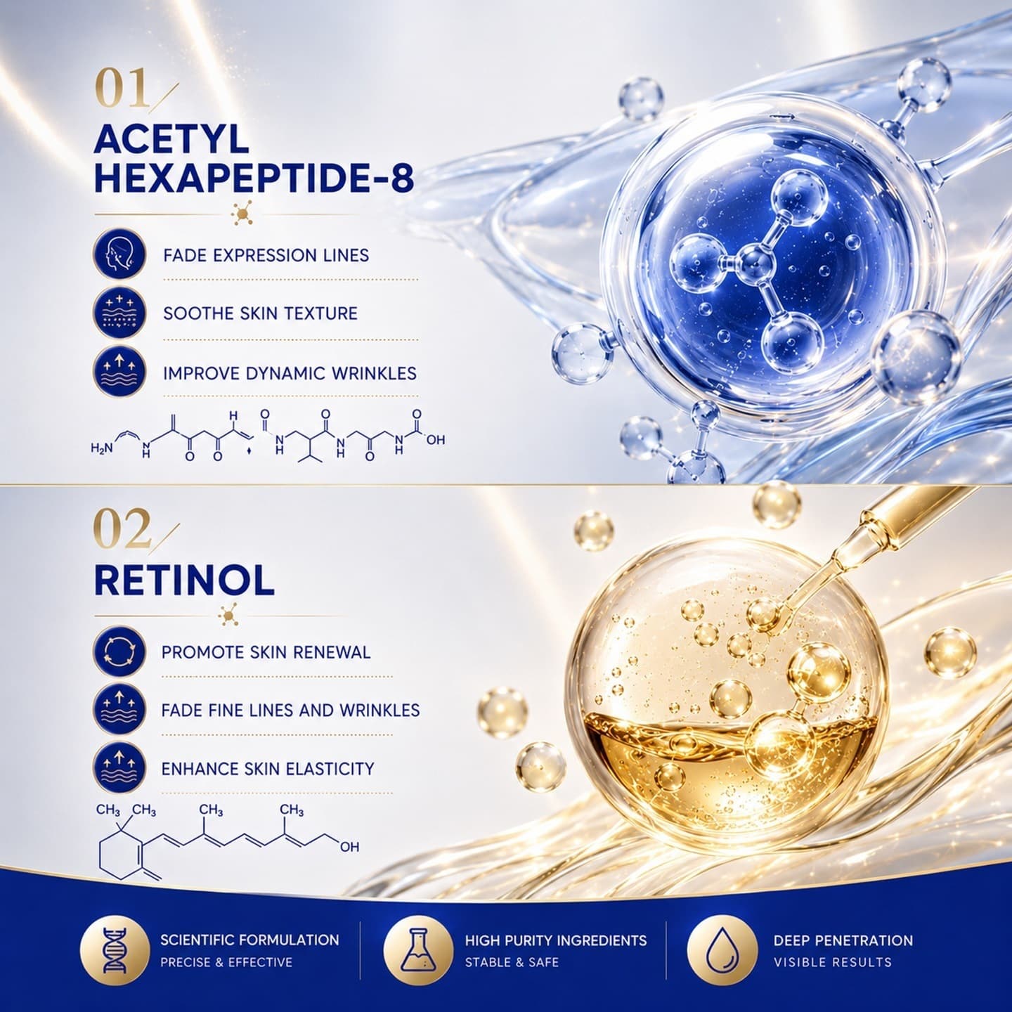KORMESIC (Cross-border trading), (Wholesale), moisturizing set for face 3