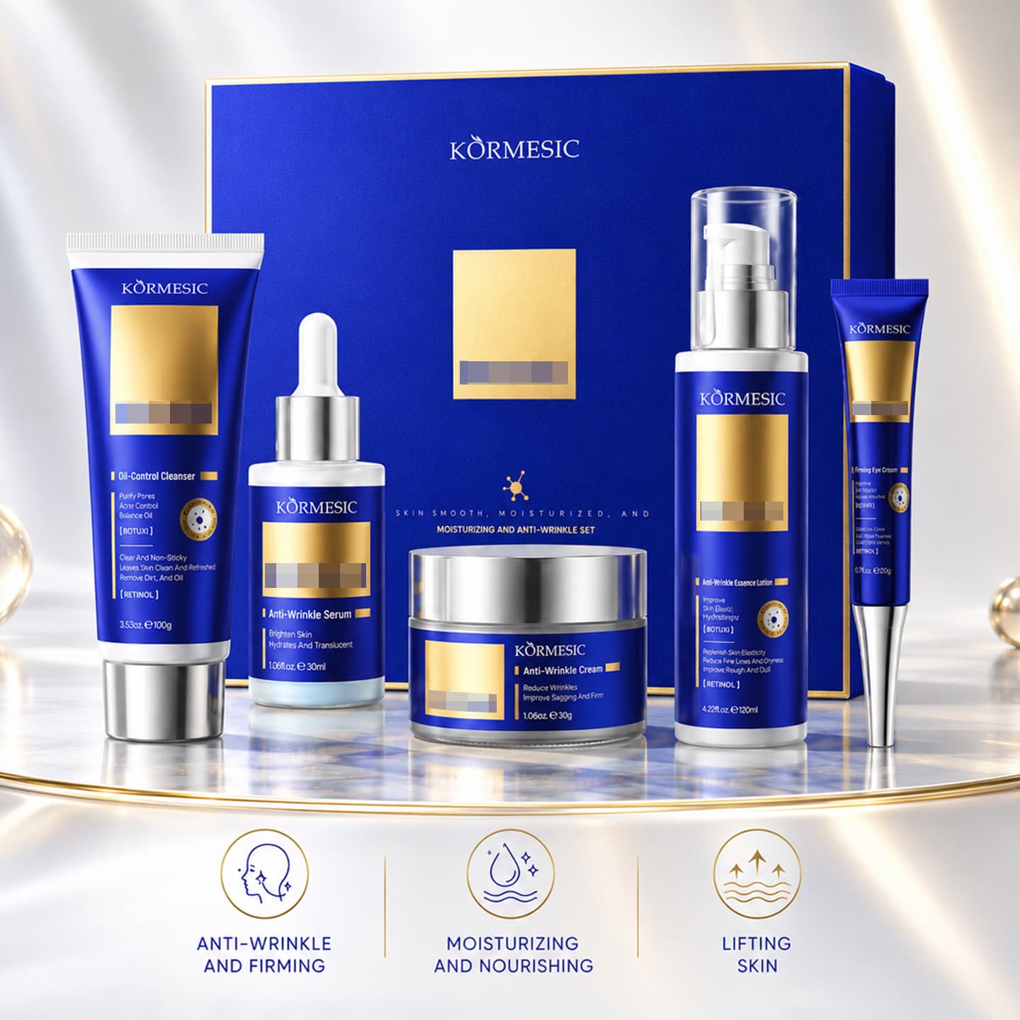 KORMESIC (Cross-border trading), (Wholesale), moisturizing set for face