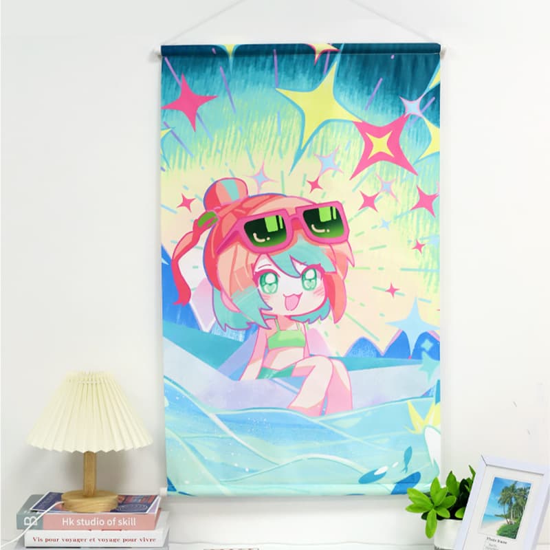 Anime Game Scroll Wall Poster Home Decor 3