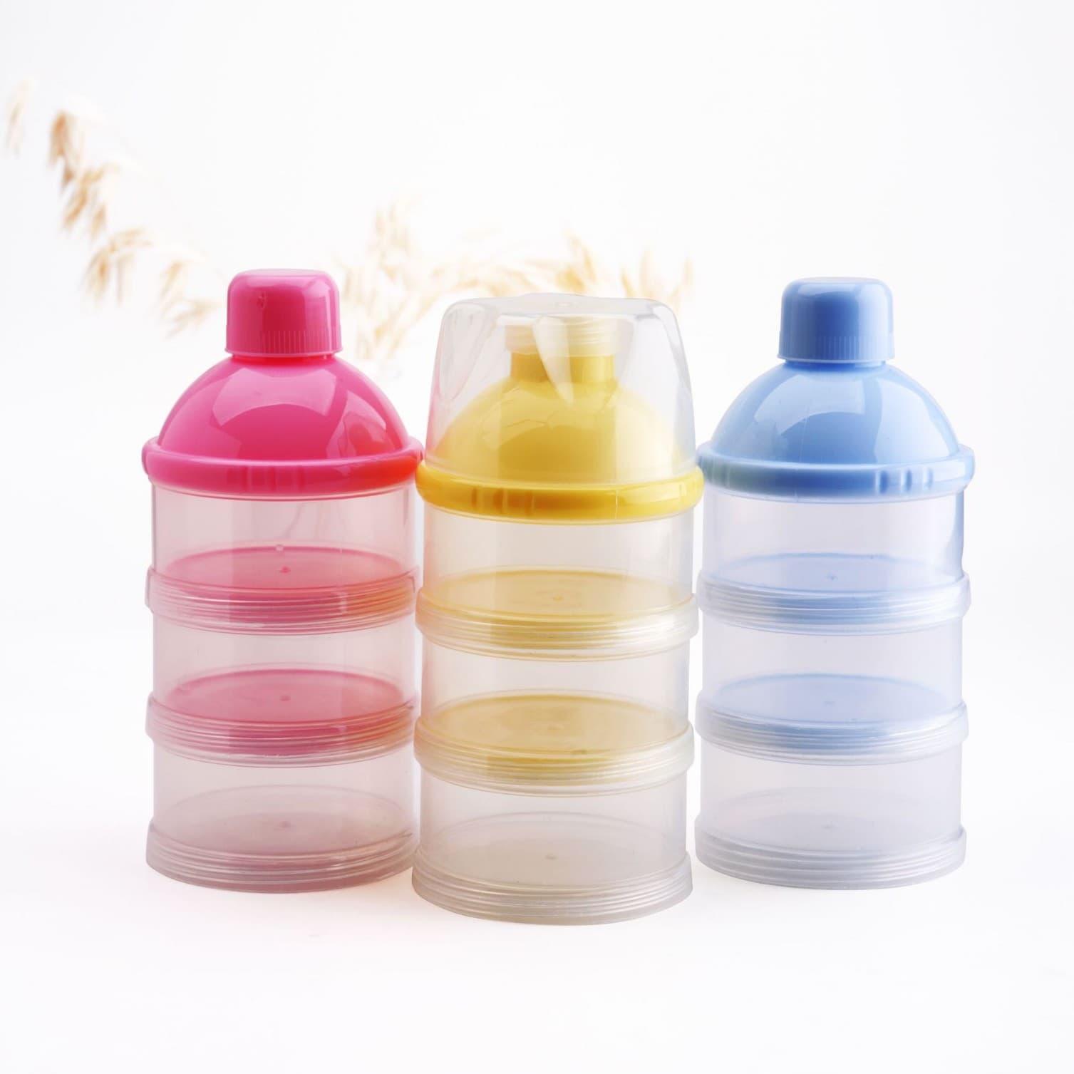 Handheld portable банка для хранения for new born for baby to go out, milk powder, capacious storage