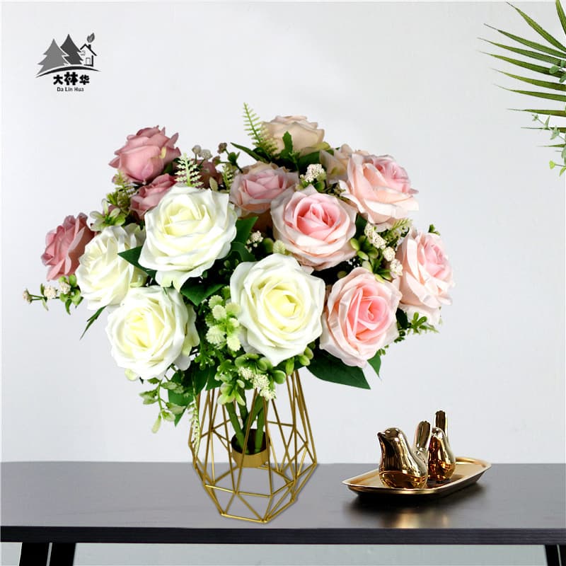 Korean realistic decorative flowers for bride, photo shoot props 2
