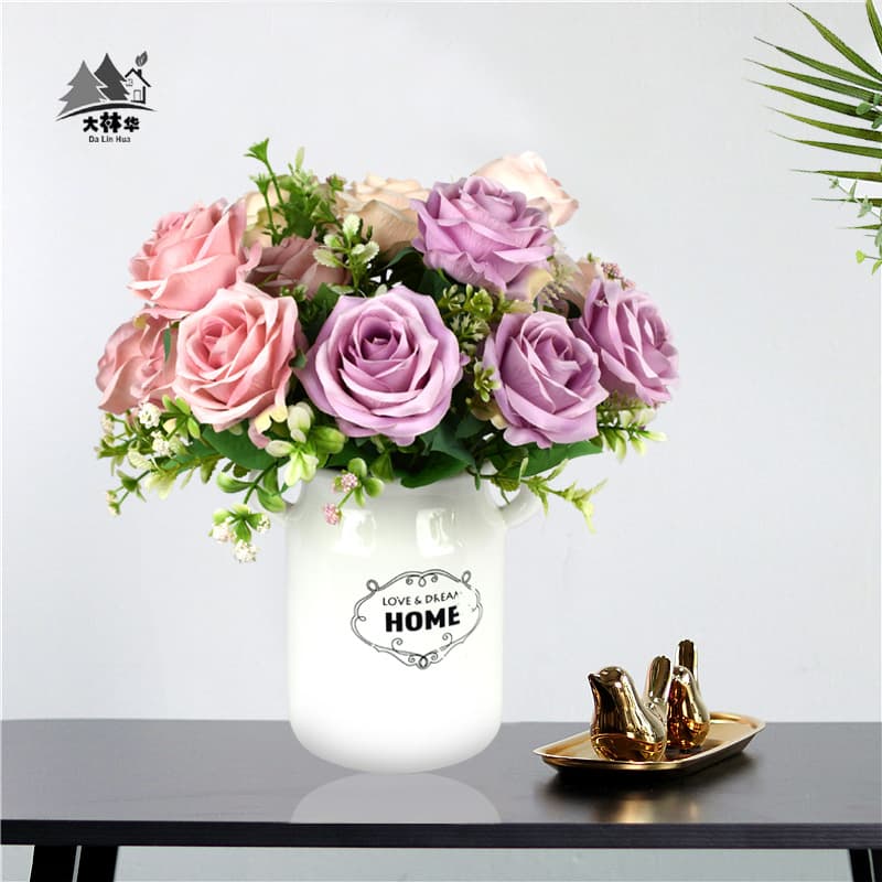 Korean realistic decorative flowers for bride, photo shoot props 3