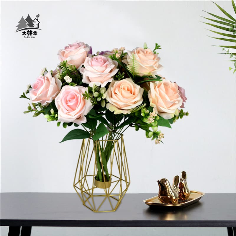 Korean realistic decorative flowers for bride, photo shoot props