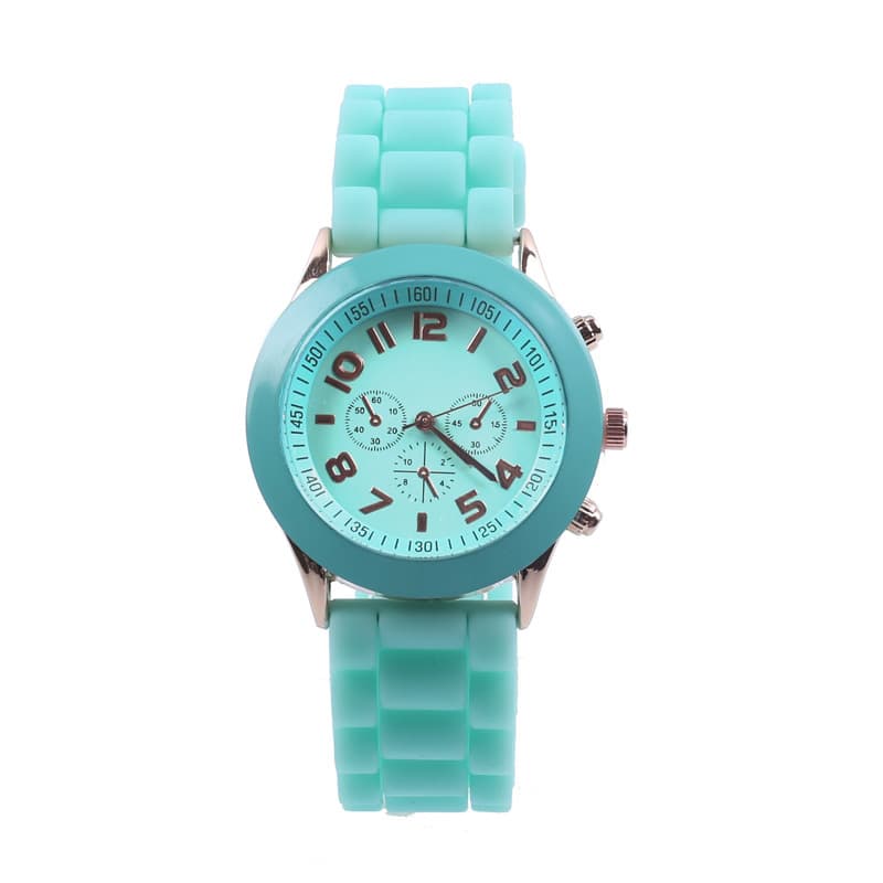 Silicone quartz swiss watch, 50 gram