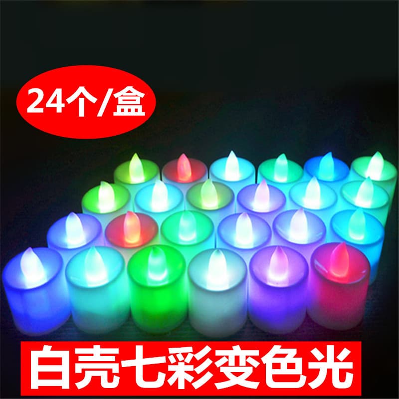 Electronic candle lights led candle lights creative wedding birthday wedding candles venue layout props electronic candles 4