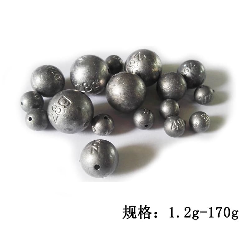 Small Hole Round Lead Sinker for Rock Fishing and Lure Fishing 2