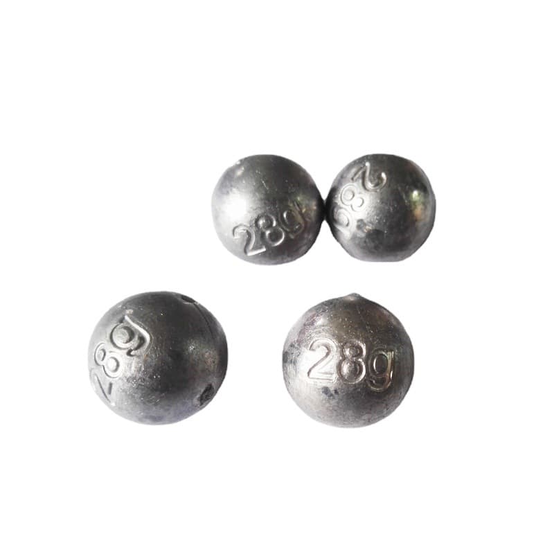 Small Hole Round Lead Sinker for Rock Fishing and Lure Fishing 5