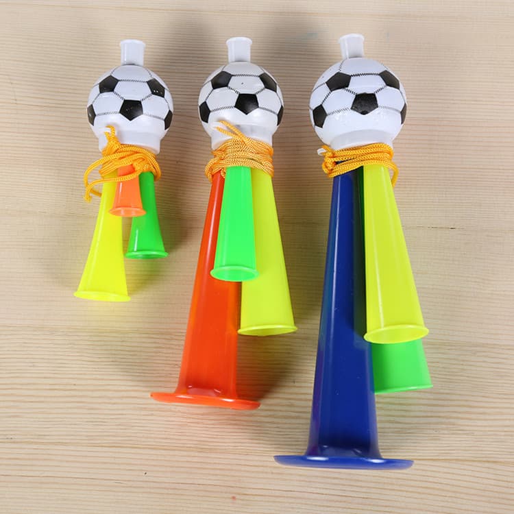 (Wholesale), football toy, plastic megaphone