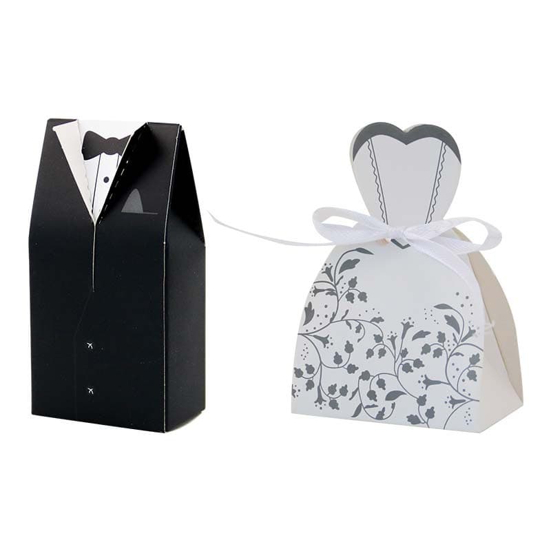 European -style new western dress wedding wedding candy box wedding candy box bridegroom bride wedding sugar box group gift box 2