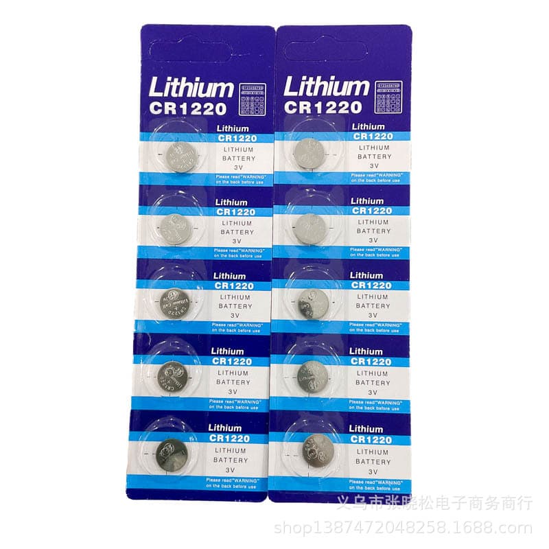 1220 button battery CR1220 battery 3V CR1220 electron 1220 battery button electron wholesale