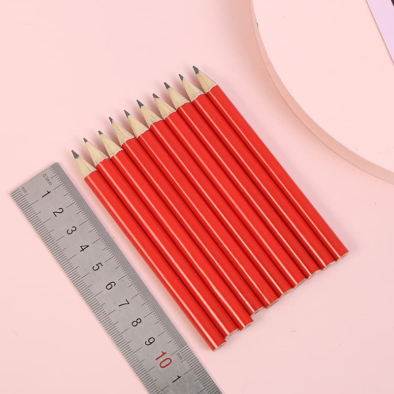 White paint, pencil, red blue eraser writing for students 4