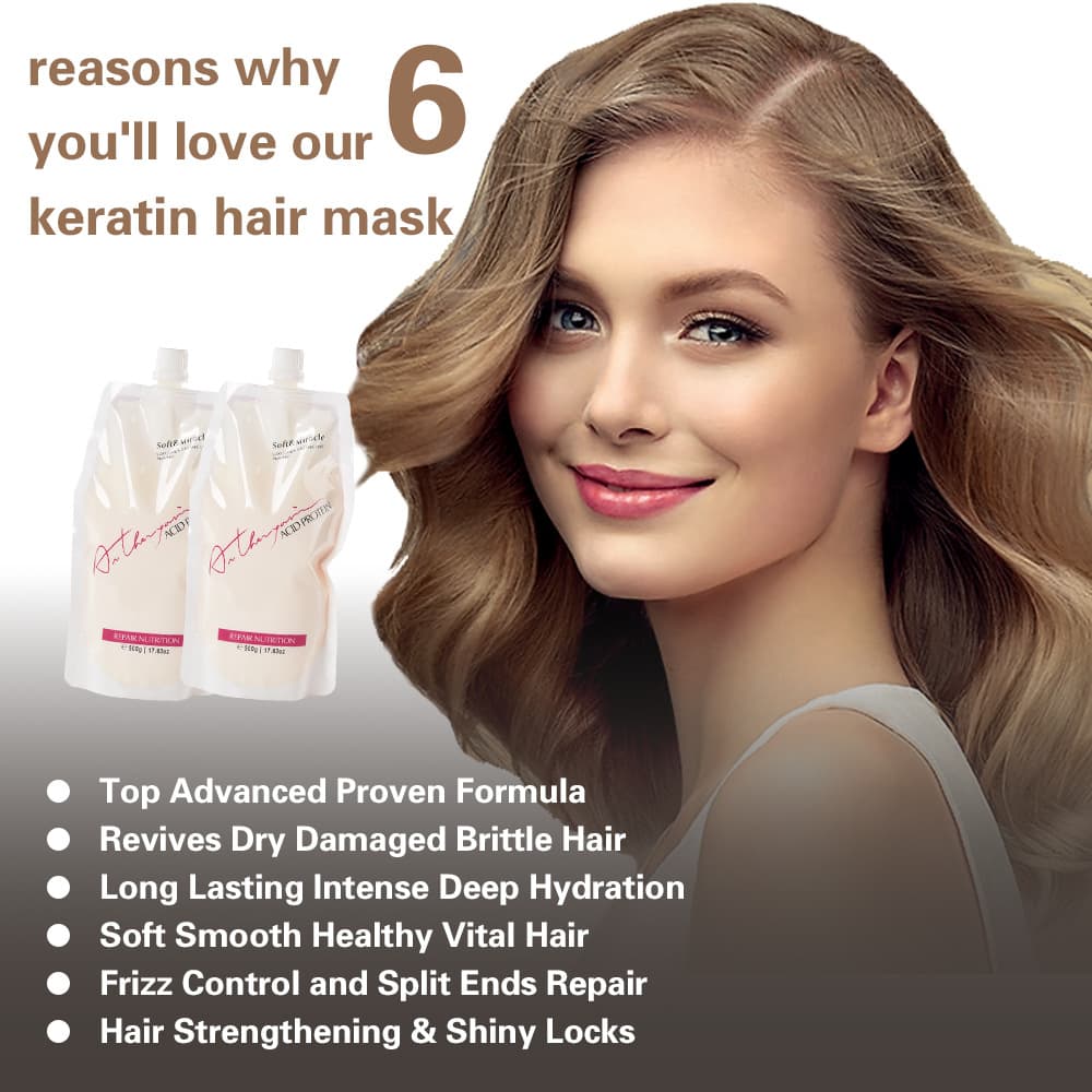 (Cross-border trading), conditioner, revitalizing hair mask, smooth hair effect 2