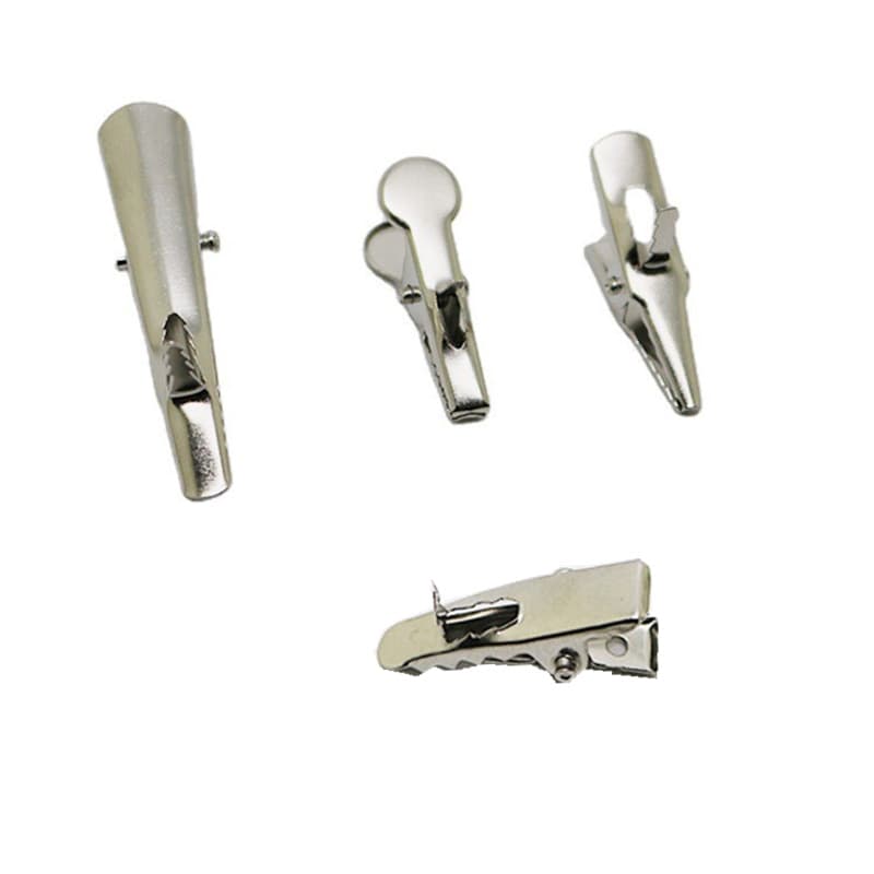Factory direct sales Christmas hair clips, duckbill clips, bird crafts hair clips, Christmas flower clips, metal clips 2