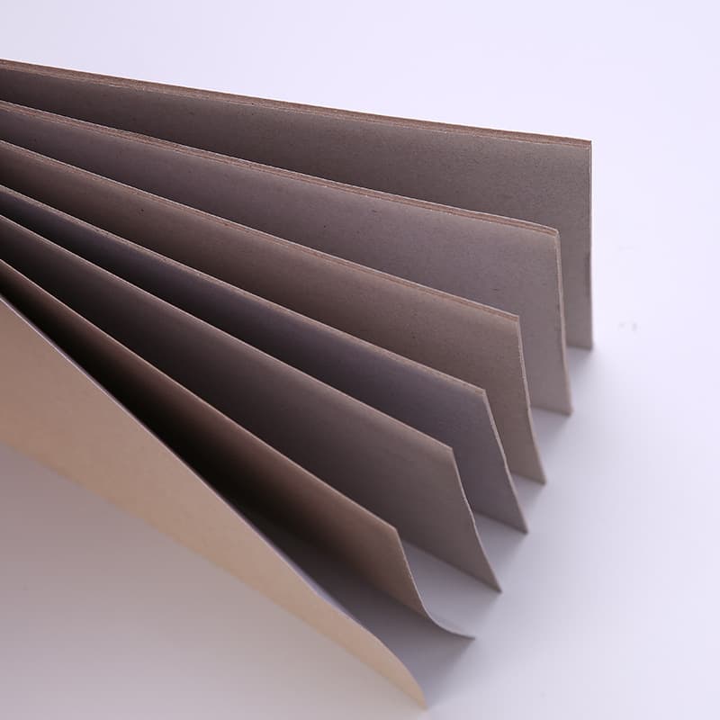 2mm thickened hard cardboard A4 gray cardboard dual -gray paper hardcover seaweed gray card paper cut tidy packaging paper 4