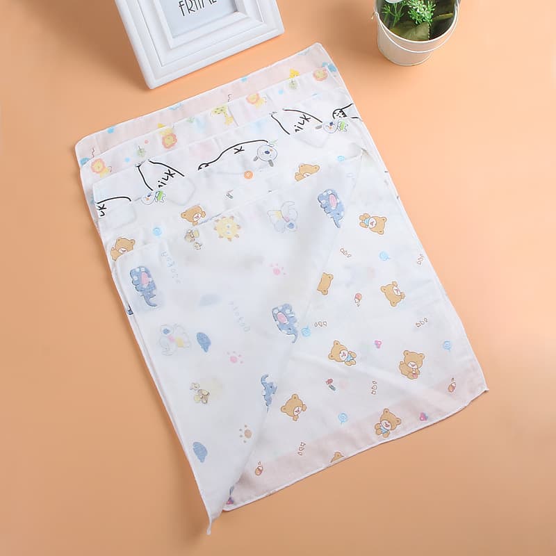 Children's gauze cotton eating bib for mother and baby, scarf, handkerchief, direct factory sales 2