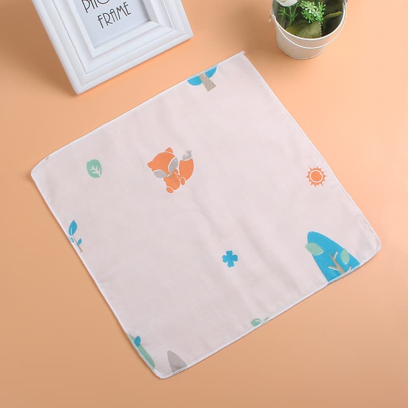 Children's gauze cotton eating bib for mother and baby, scarf, handkerchief, direct factory sales 3
