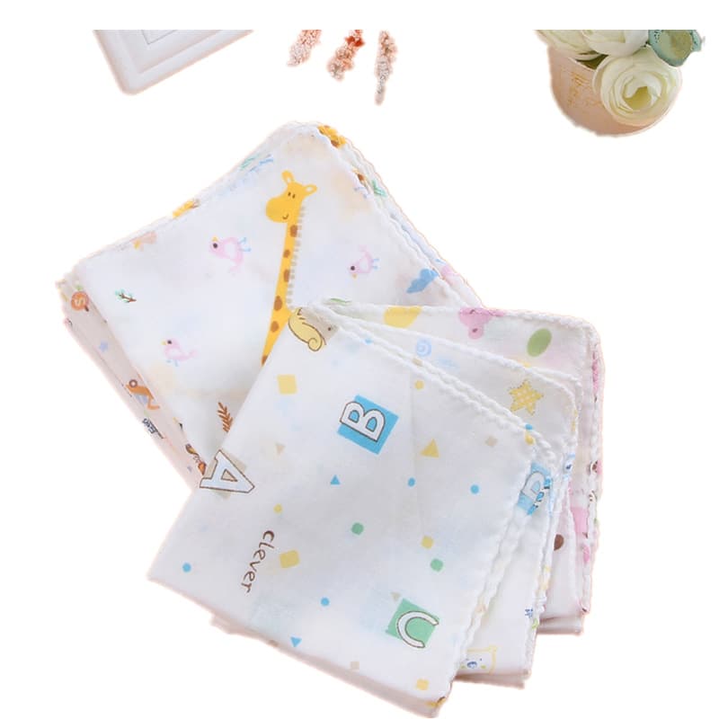 Children's gauze cotton eating bib for mother and baby, scarf, handkerchief, direct factory sales 5