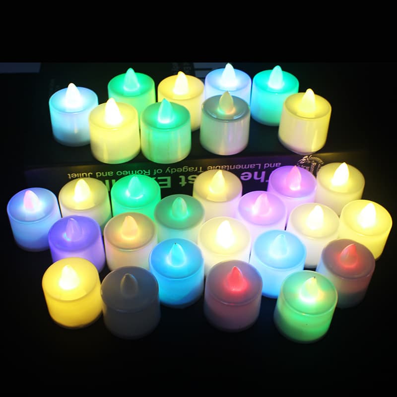 Electronic candle lights led candle lights creative wedding birthday wedding candles venue layout props electronic candles 2