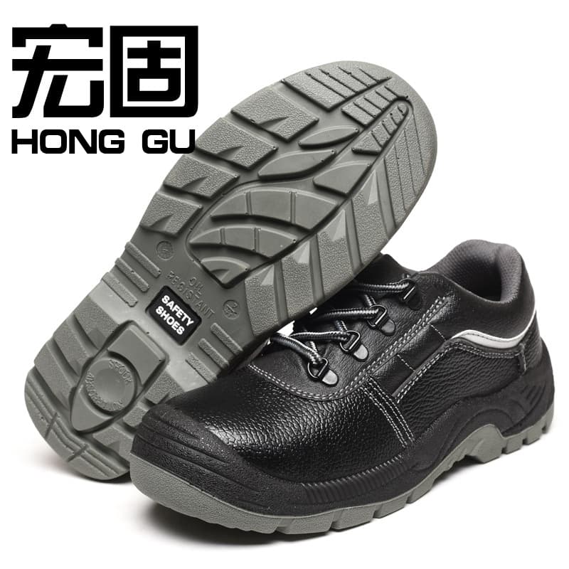 Cross-border low-top solid bottom labor protection shoes for men, anti-smash, puncture-resistant, oil-resistant, acid-alkali-resistant, wear-resistant work shoes 3