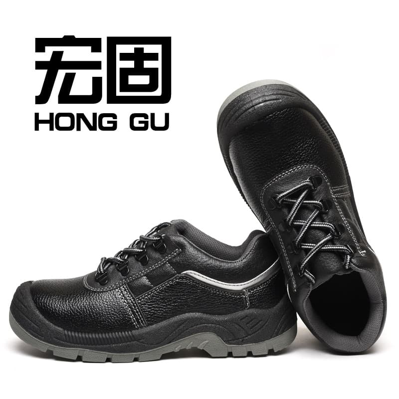 Cross-border low-top solid bottom labor protection shoes for men, anti-smash, puncture-resistant, oil-resistant, acid-alkali-resistant, wear-resistant work shoes 4