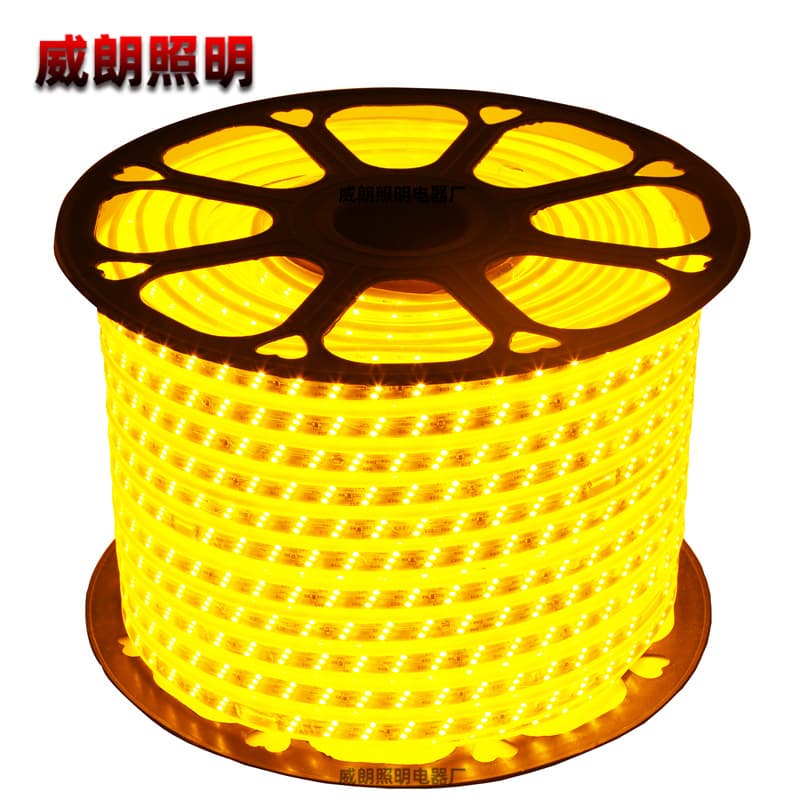 5050rgb2835 neon waterproof high voltage 220v flexible soft silicone led light strip wholesale outdoor 5730 light strip 5