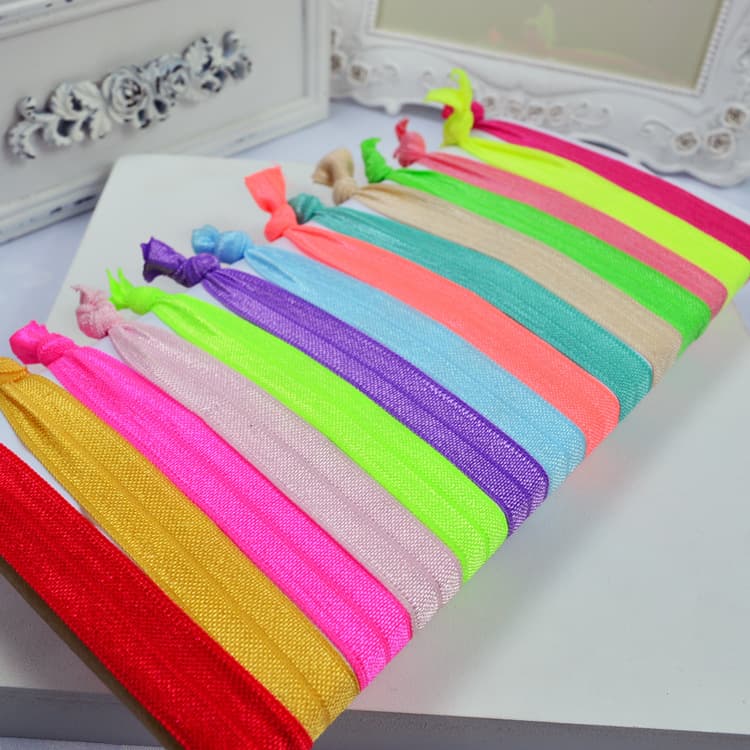2 yuan store Korean hair accessories heirs to knot the rubber band hair circle hair circles, candy color hair rope hair tie 2
