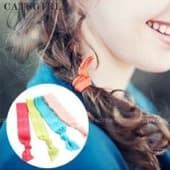 2 yuan store Korean hair accessories heirs to knot the rubber band hair circle hair circles, candy color hair rope hair tie 4