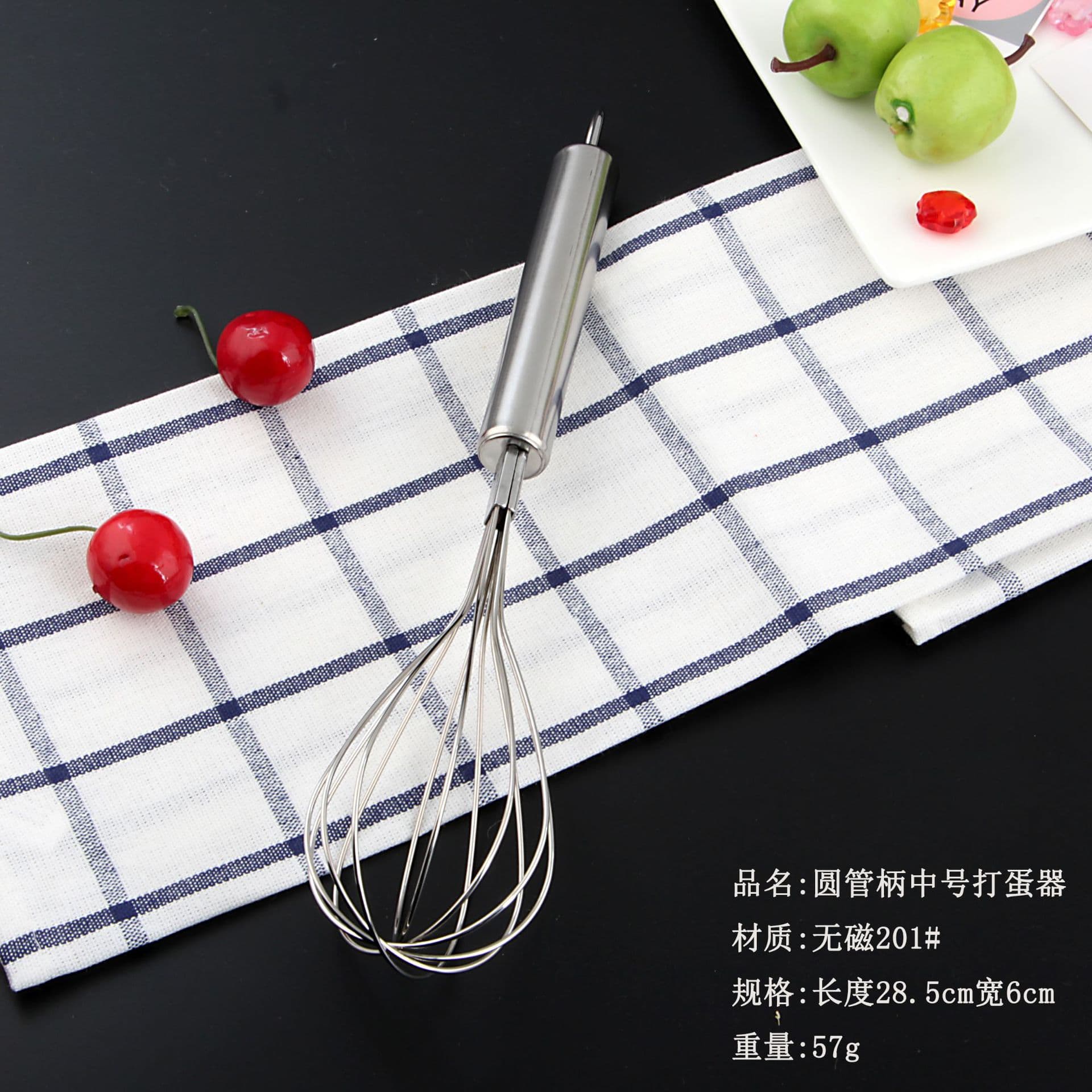 Egg whisk Manual stainless steel egg whisk Milk whisk Egg flour butter whisk Kitchen gadgets 3