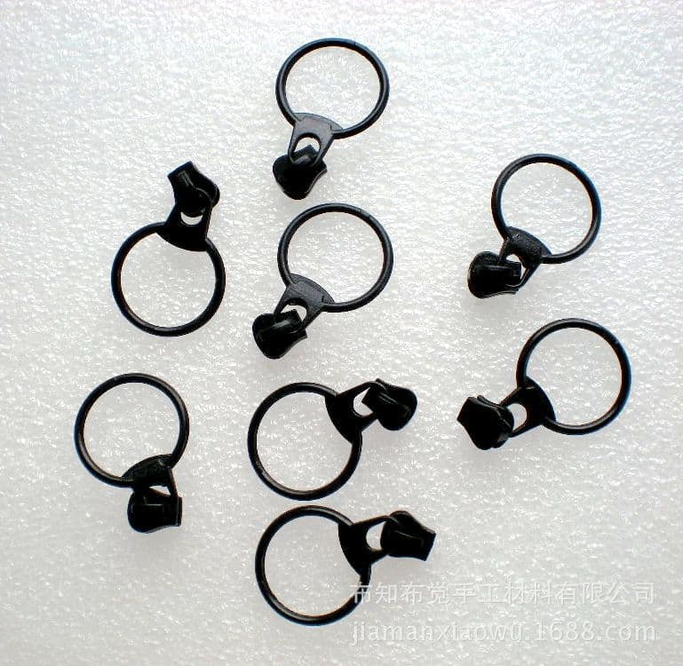 (Wholesale), ring with zipper, (Physicals), 16 colors, 3 size 2