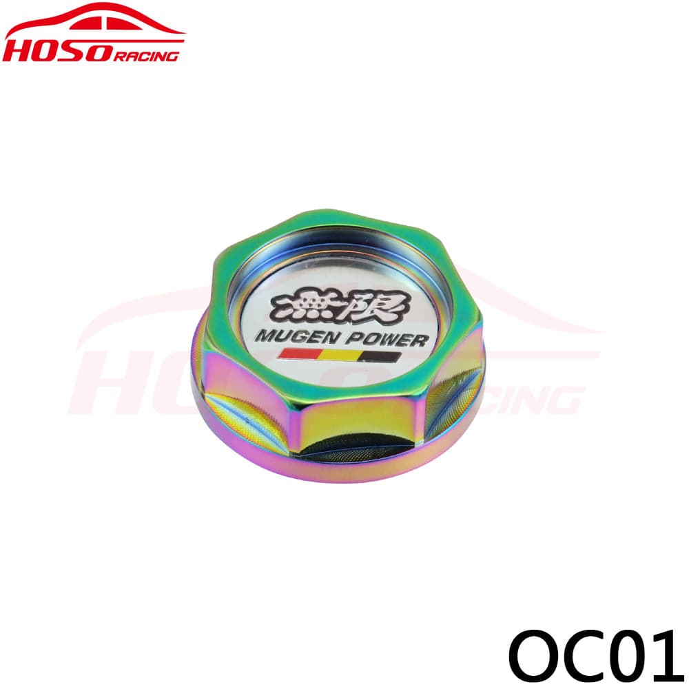 Car modified oil cover Mugen fuel tank cover oil cover Flower oil cover 5