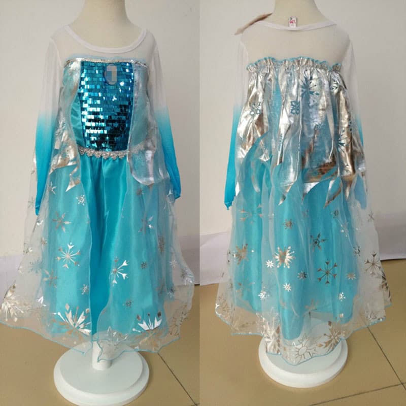 (Cross-border trading), small princess costume, dress, suit, European style, “Frozen” 3