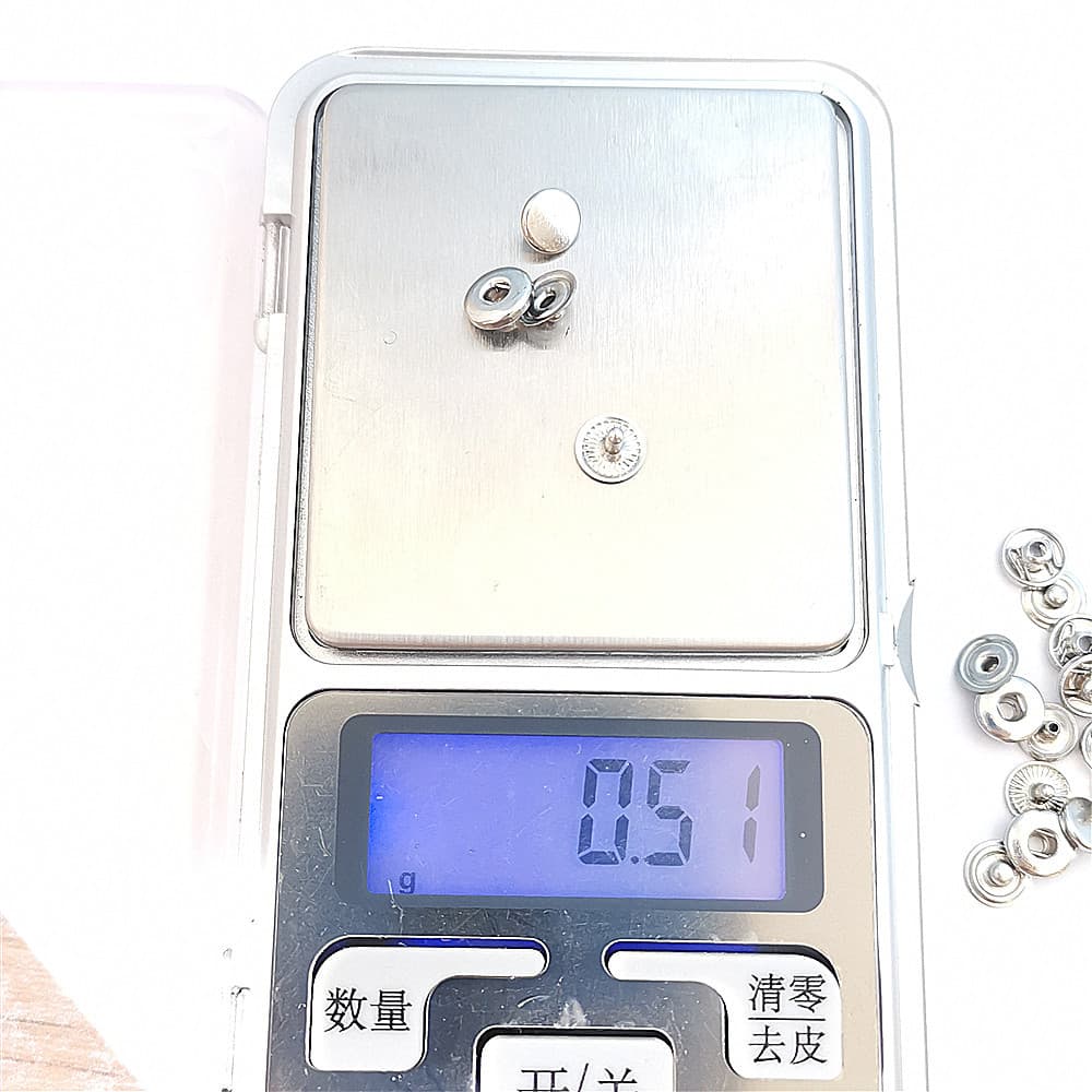 6mm metal snap button, round copper wallet mini snap, children's clothing snap button, invisible hidden buckle 3