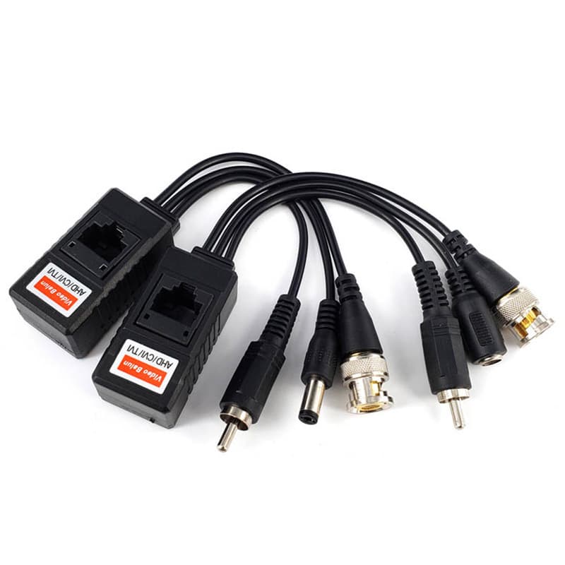Bi Glgan Transfer Video Power Audio Audio Sanyo BNC Pingxing wire transmission Balun 2
