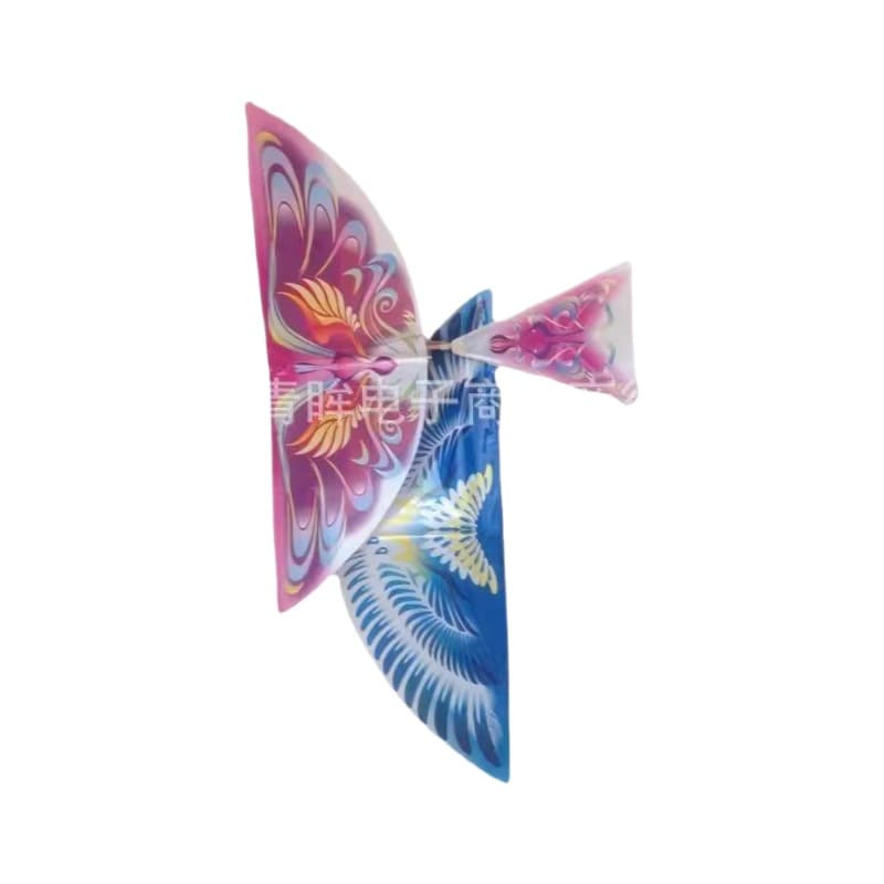 Kuaishou Volcano Luban Bird Wood Bird Bamboo Airplane Kirk New Glider Auspicious Large Rubber Band Powered Bird 4