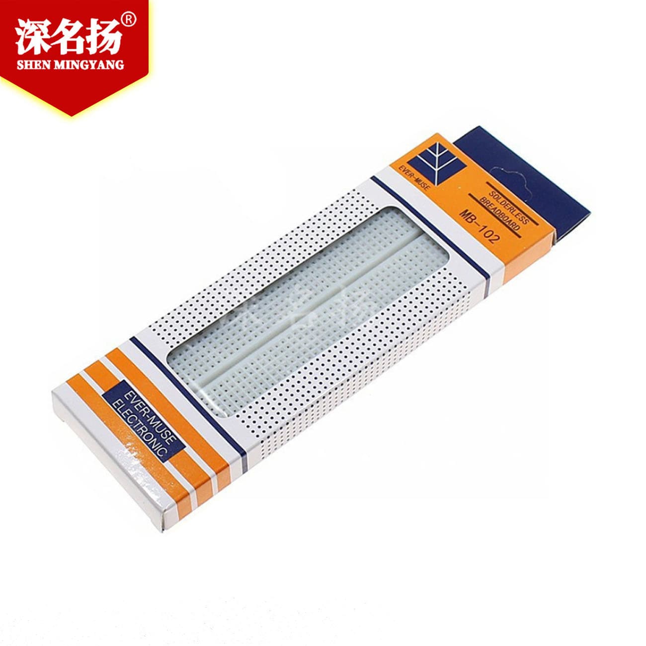 MB-102 Bread Board Experiment Board 830 Pole Bread Plate White Blue Blue Line Manufacturers Direct Conferry 3