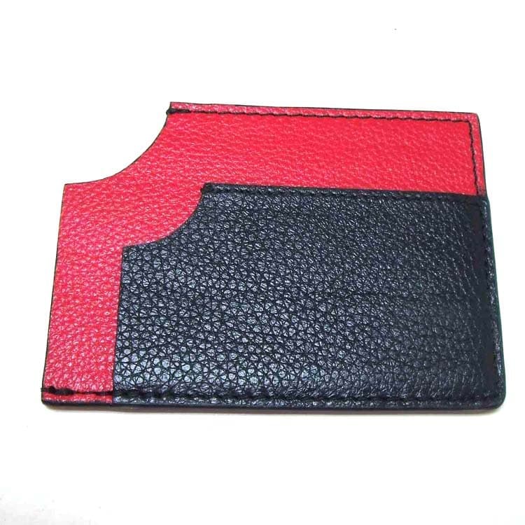 (Cross-border trading), ultra thin black polyurethane card holder, custom-made, with your logo imprint 4