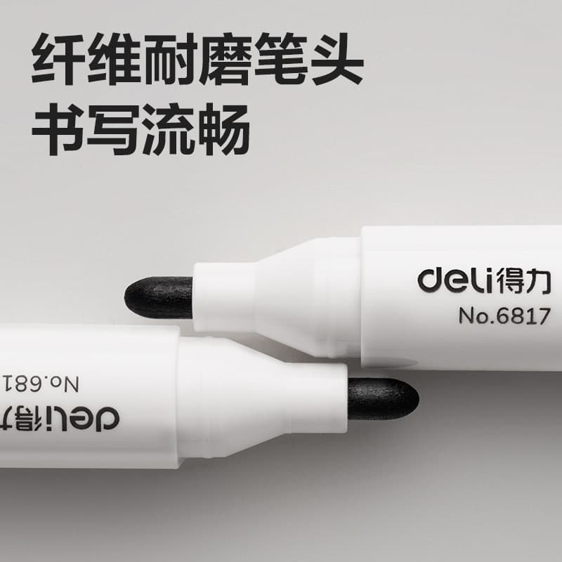 Baili whiteboard pen red, blue black can be written in writing pen, office teaching easy to rub the label pen and whiteboard with a pen with a pen with a pen head 2