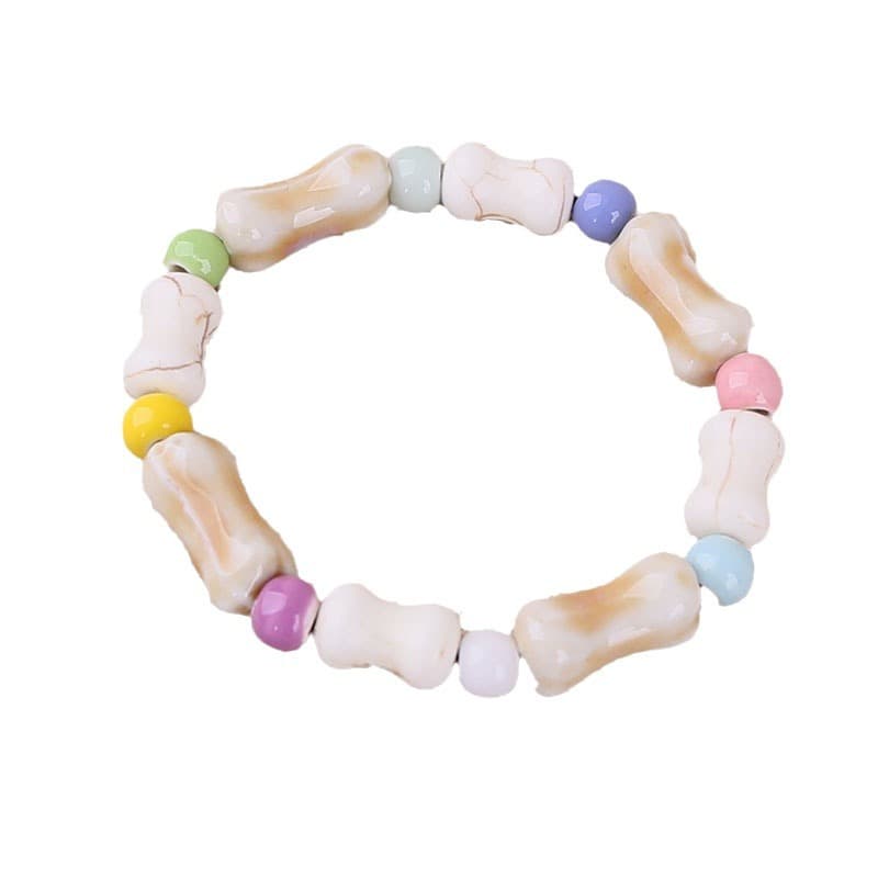 Ethnic accessory handmade, beaded bracelet, ethnic style, color 5