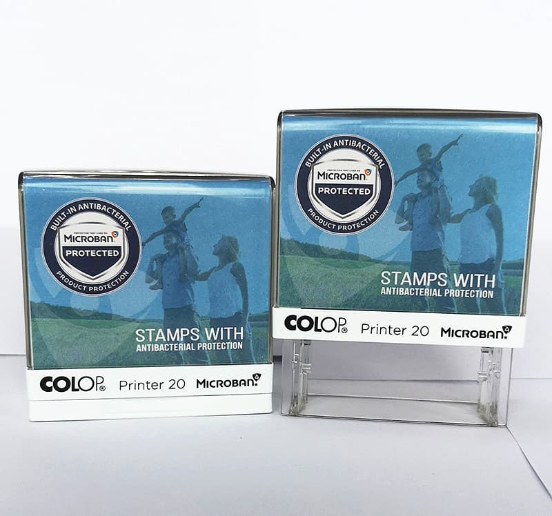 Genuine COLOP carving PRINTER 20 14*38mm ink -shaped square text has verified the seal material 4
