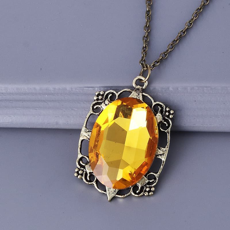Necklace, crystal pendant, European style, direct factory sales 3