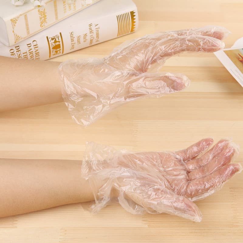 Home Furnishing Disposable Gloves PE Gloves Edit Film Gloves Sanitary Gloves 100 Places 2