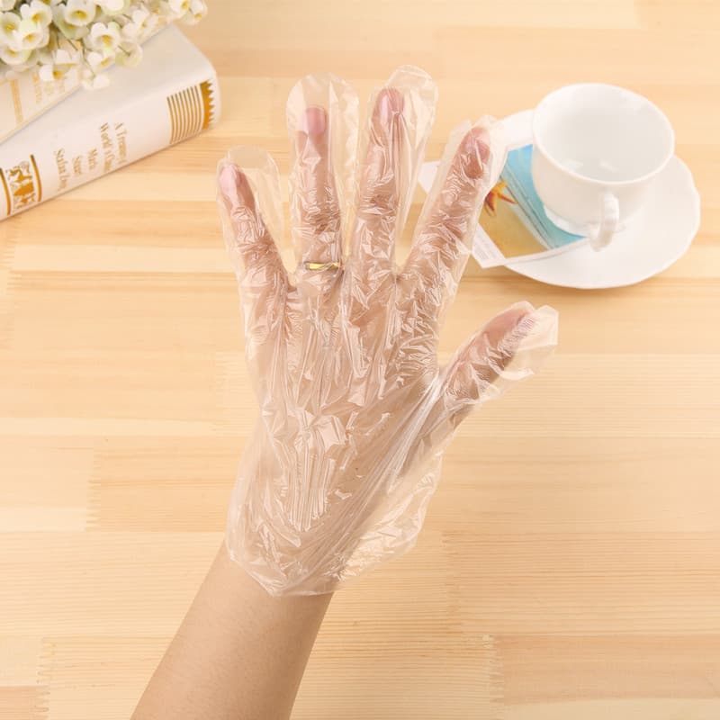Home Furnishing Disposable Gloves PE Gloves Edit Film Gloves Sanitary Gloves 100 Places 3