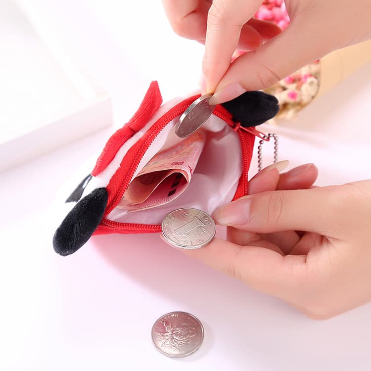 (Wholesale), cute wallet, cartoon cloth, key bag, coins, small bag, Korean style, Birthday gift 3