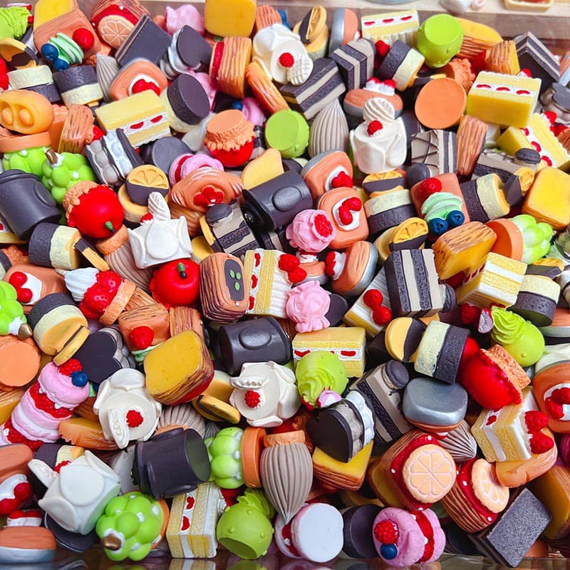 Cartoon small cream food play, materials set handmade, bag, accessory with accessories, DIY, direct factory sales 4