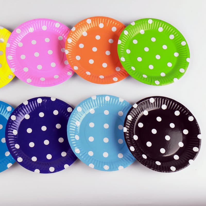 Evening dress, colored paper, paper plate, 7 inch, 9 inch, DIY 2