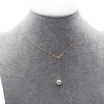 Adjustable fashionable necklace from pearl, Korean style 4