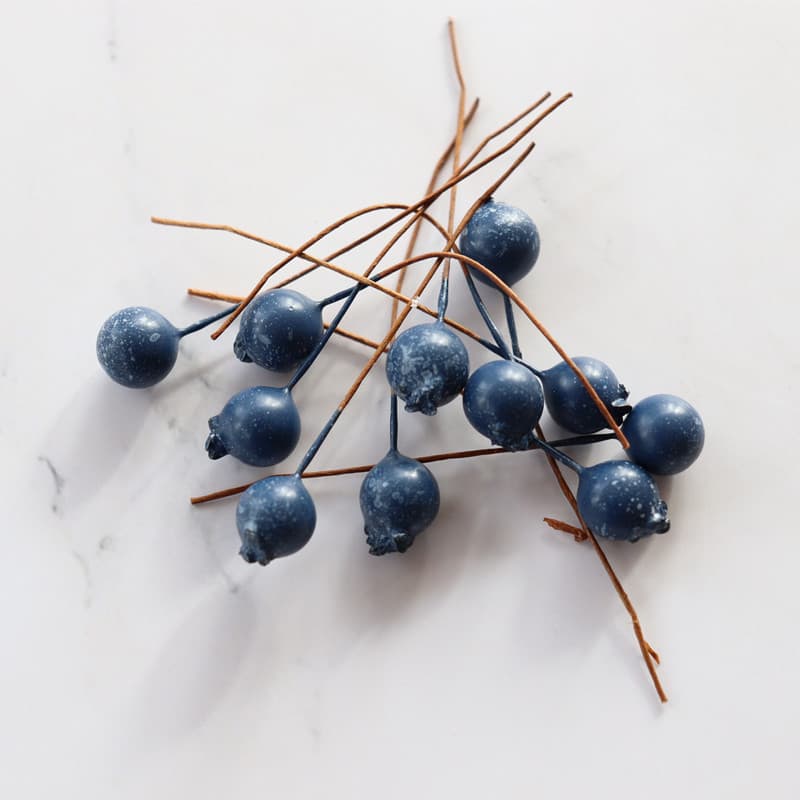 Simulation plant crafts Creative immortal flowers Simulation blueberry berry caryopsis Home decoration wedding supplies 3