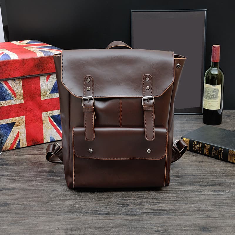 Backpack, retro shoulder bag, school bag, travel bag, Korean style
